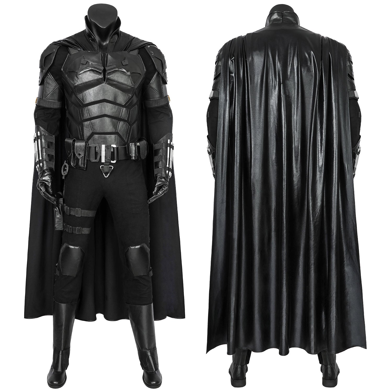 The Batman 2022 Movie Bruce Wayne Robert Pattinson Male Cosplay Costumes