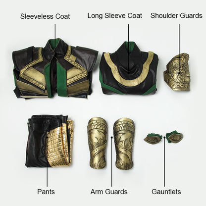 Thor: The Dark World Avengers Loki Male Cosplay Costumes