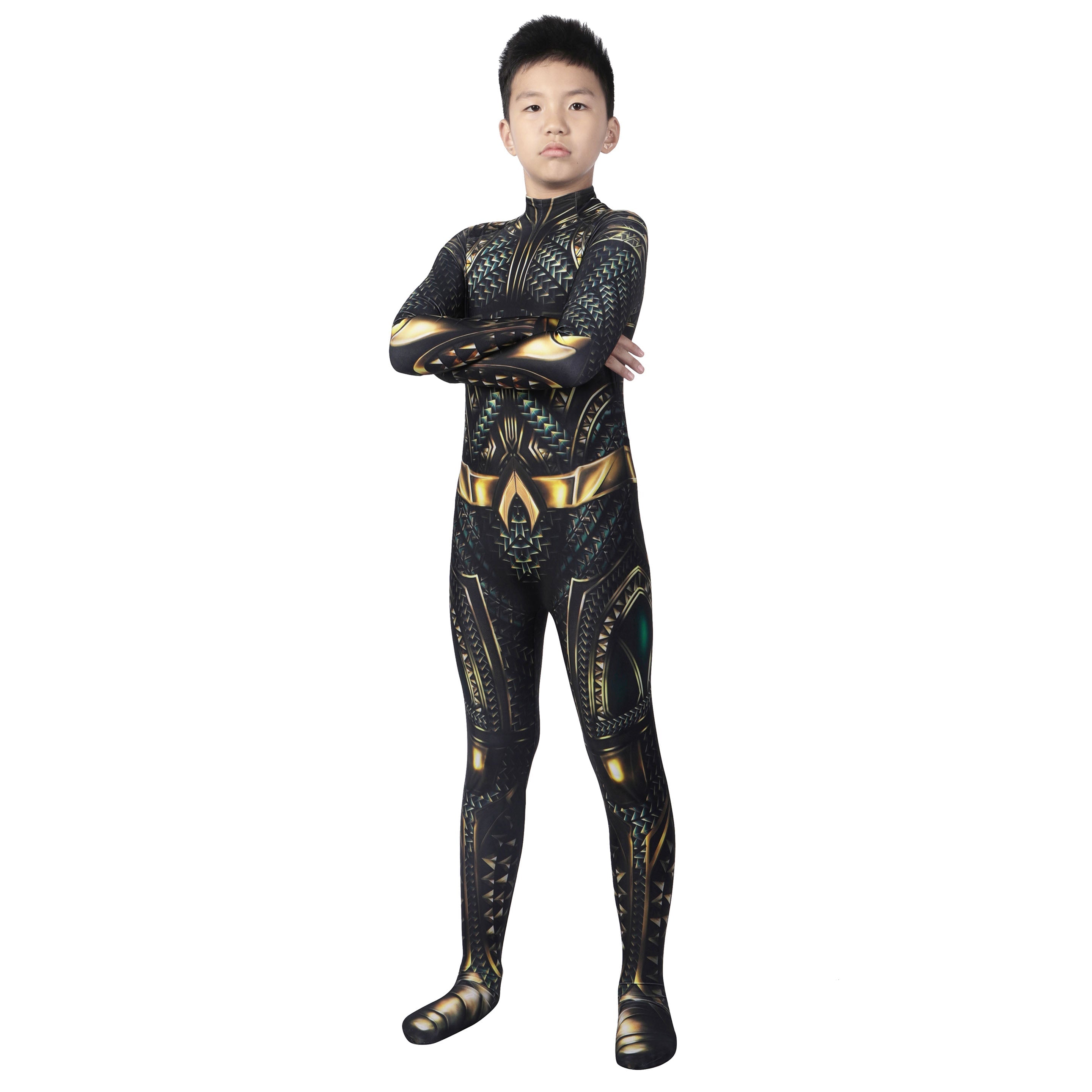 Aquaman And The Lost Kingdom Arthur Curry Kids Jumpsuit Cosplay Costumes