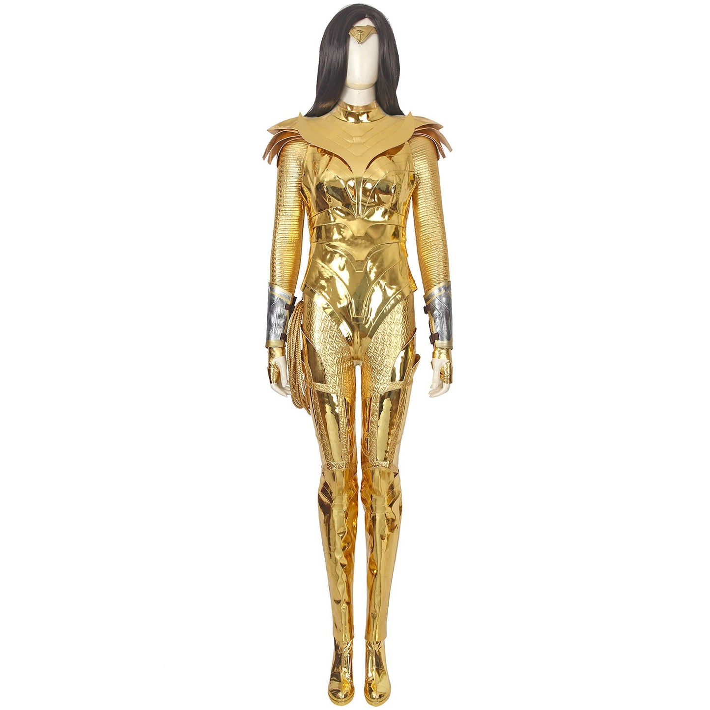 Wonder Woman Diana Prince Golden Eagle Armor Female Cosplay Costumes