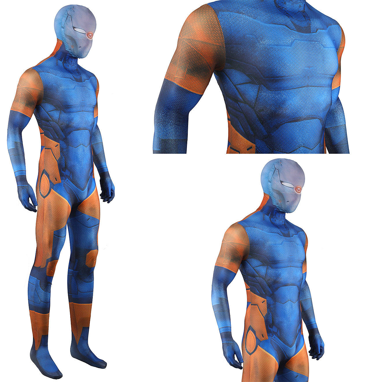 Metal Gear Solid Cyborg Ninja Gray Fox Jumpsuit Cosplay Costume