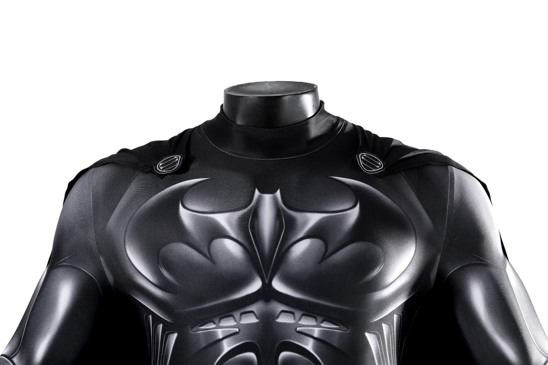 Batman Forever Bruce Thomas Wayne Jumpsuit with Cloak Cosplay Costumes