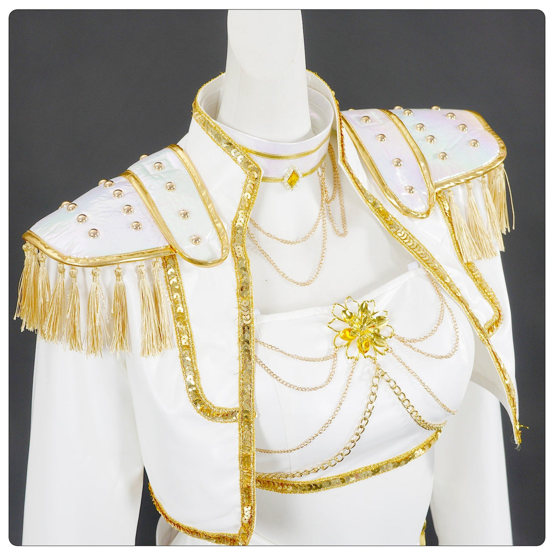 KPop Demon Hunters Rumi Zoey Mira White Leather Adult Kids Cosplay Costumes