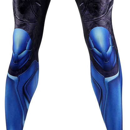 Blue Beetle Jaime Reyes Male Jumpsuit with Headgear Cosplay Costumes