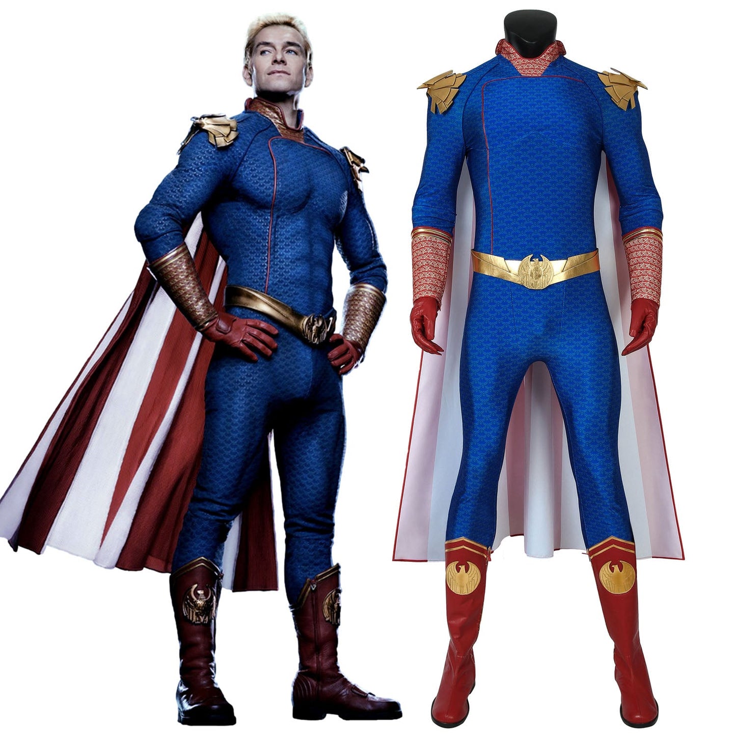 The Boys Season 1 The Homelander Jumpsuit Male Cosplay Costumes