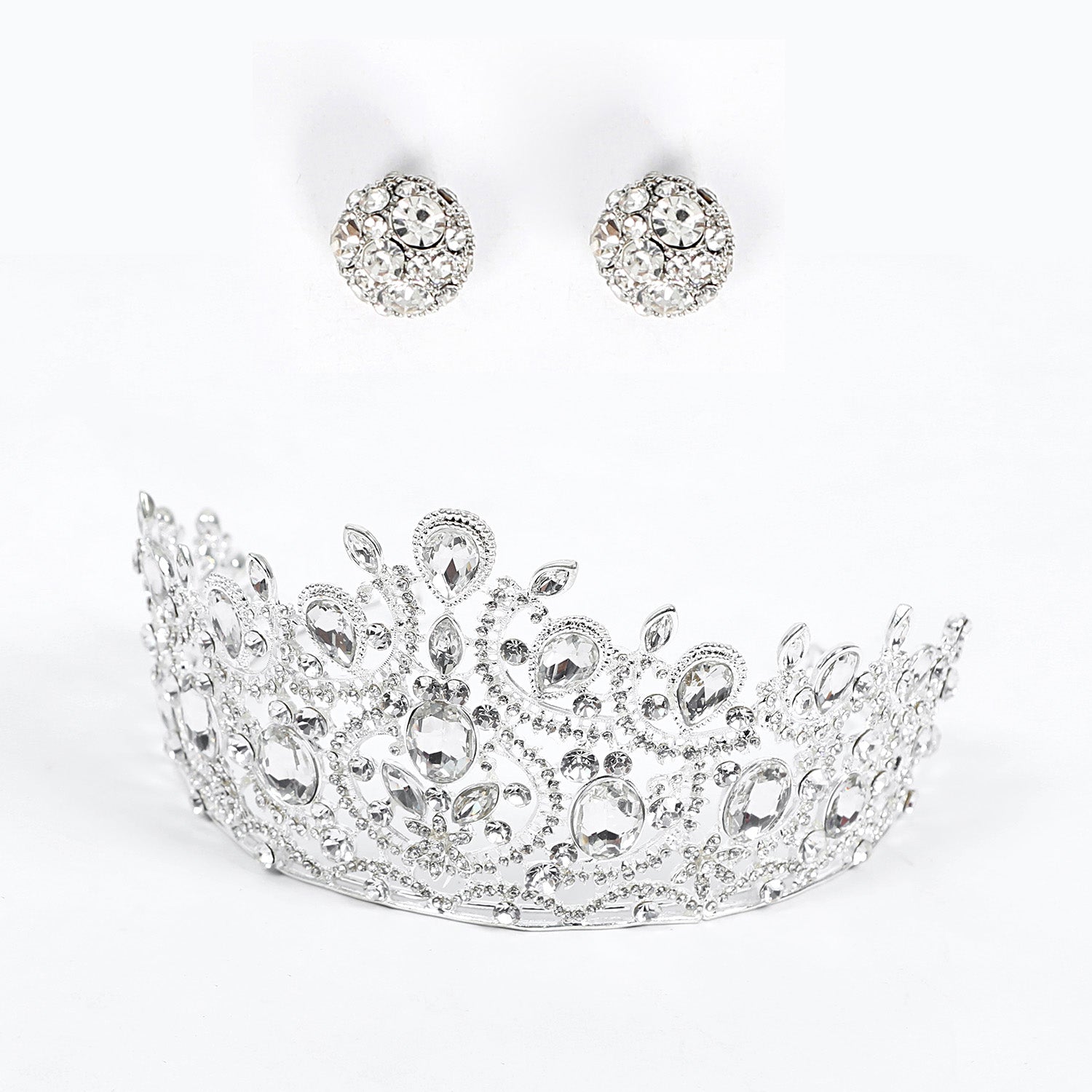 Wicked Part One Galinda Female Dress with Crown Cosplay Costumes