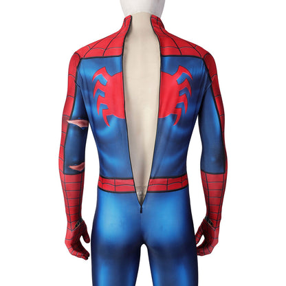 Marvel's Spider-Man PS5 Classic Suit Damaged Male Jumpsuit Cosplay Costumes