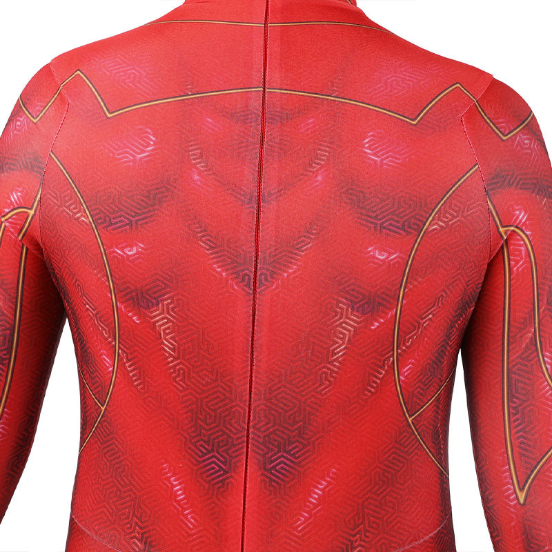Flashpoint Barry Allen The Flash Kids Jumpsuit Cosplay Costumes