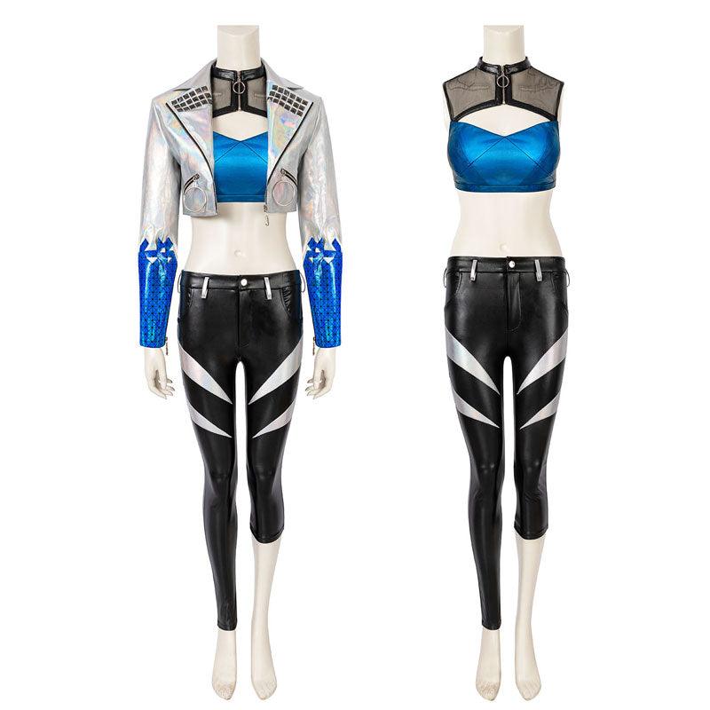Game LOL KDA ALL OUT Akali Fullset Cosplay Costumes