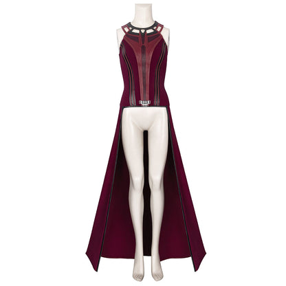 Wanda Vision Scarlet Witch Wanda Female Fullset Cosplay Costumes