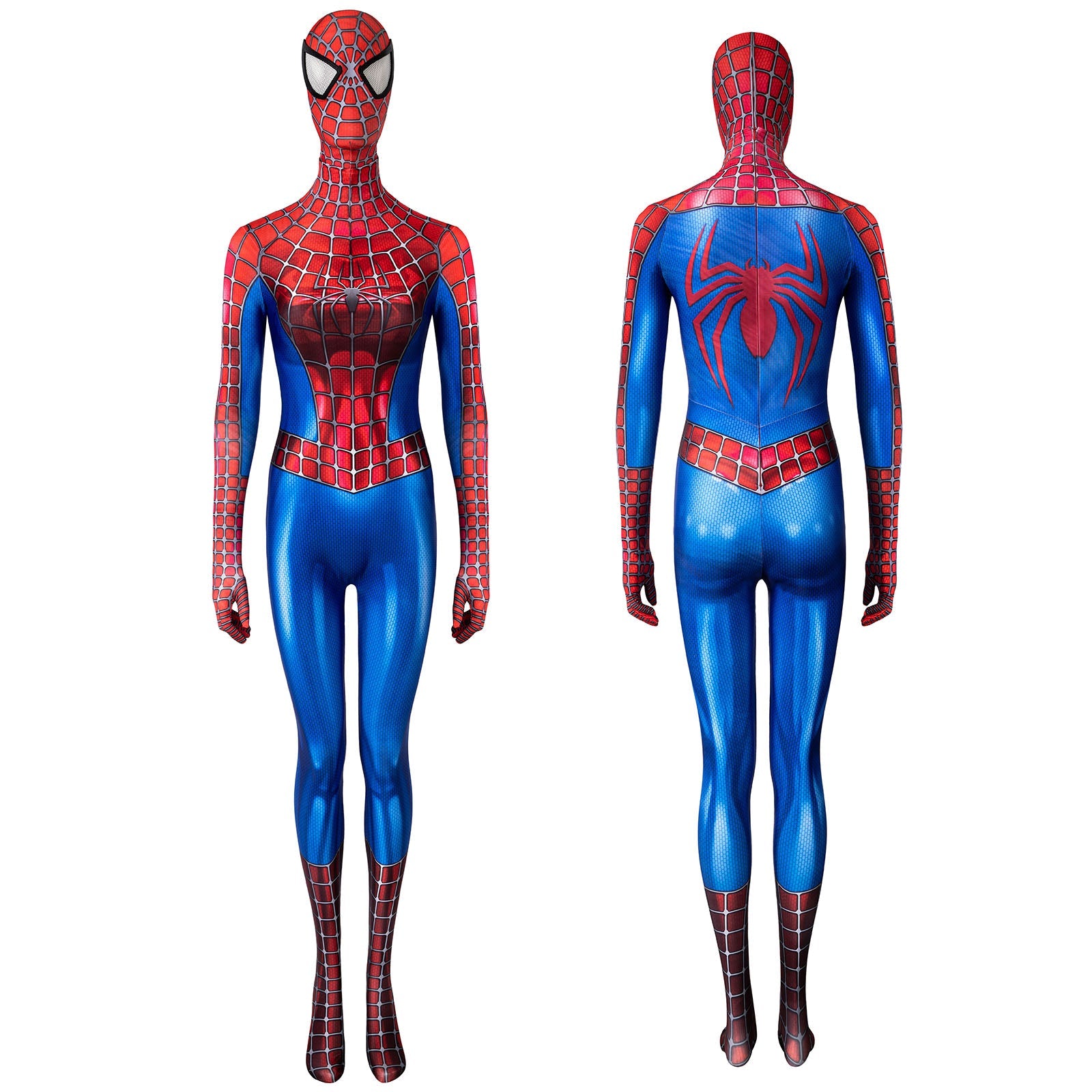 Spider-Man Peter Parker Tobey Maguire Female Jumpsuit Cosplay Costumes