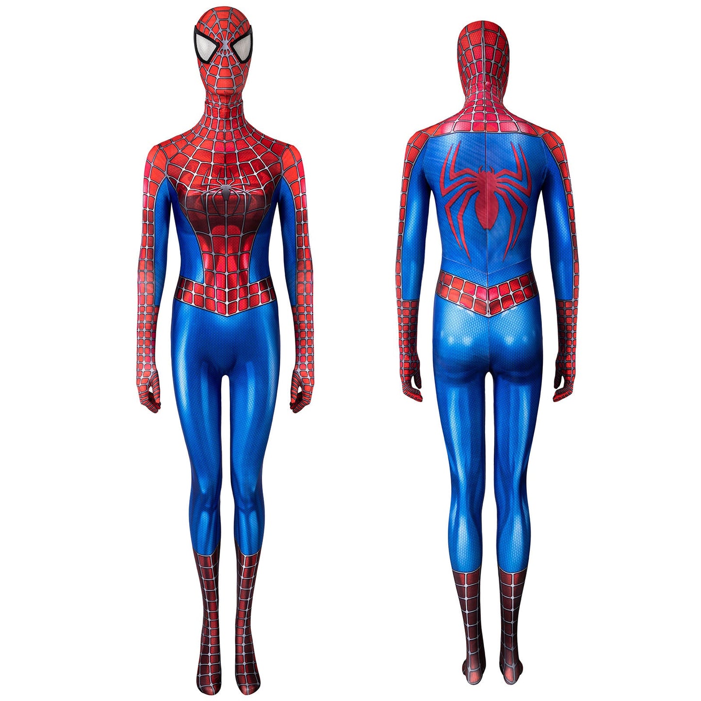 Spider-Man Peter Parker Tobey Maguire Female Jumpsuit Cosplay Costumes