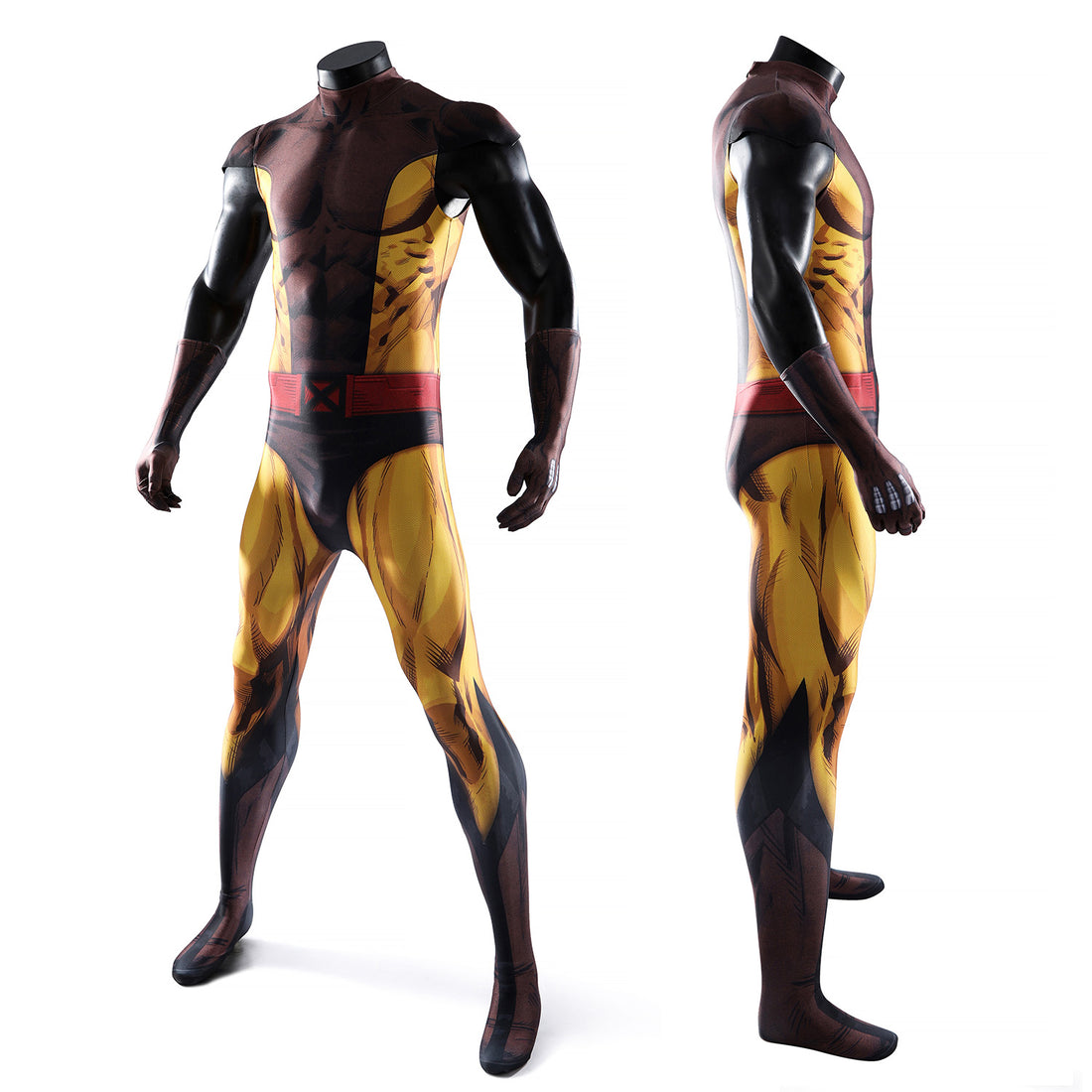 X-Men '97 Wolverine The Brown Suit Jumpsuit Helmet Cosplay Costumes