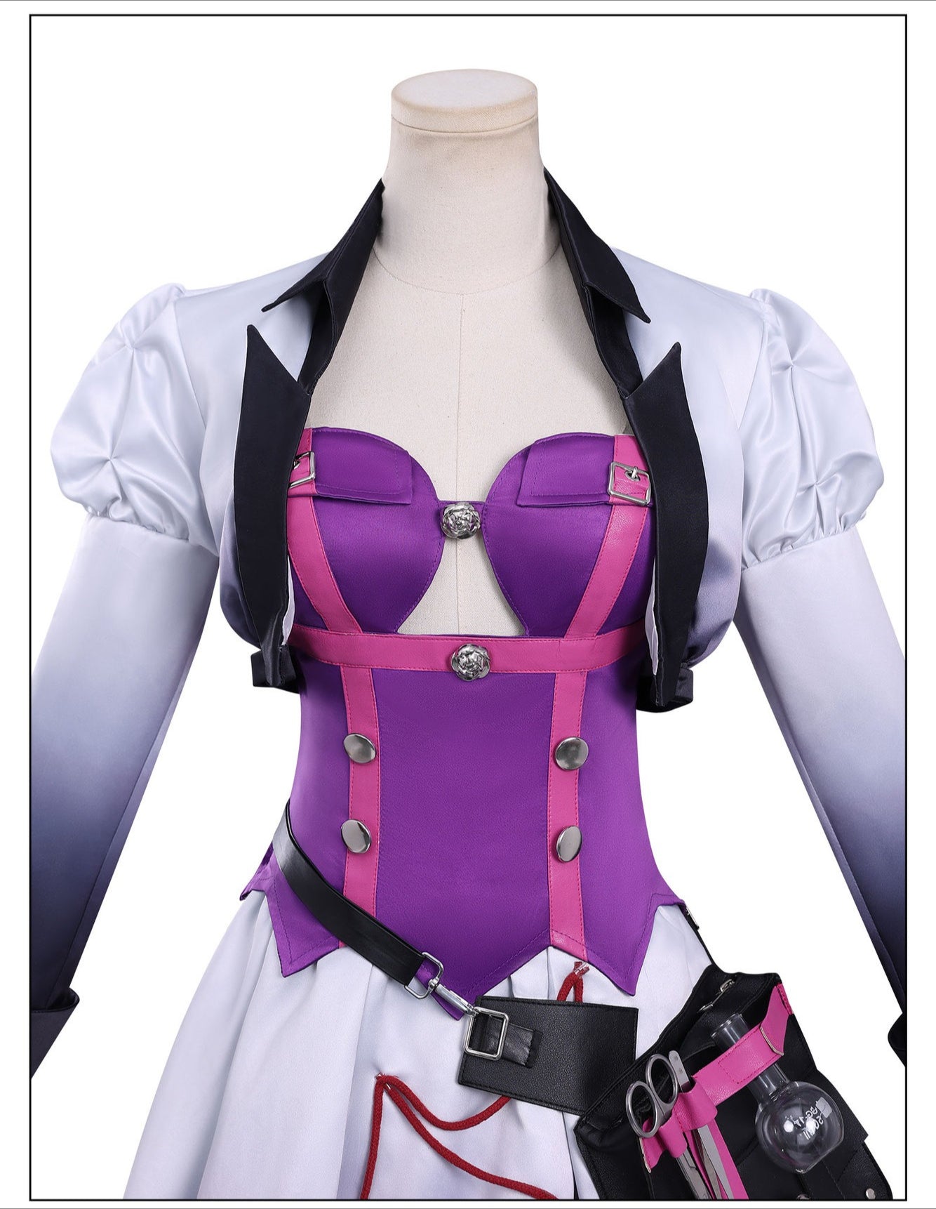 Game Identity V Silver Antimony Doctor Emily Dyer Cosplay Costumes