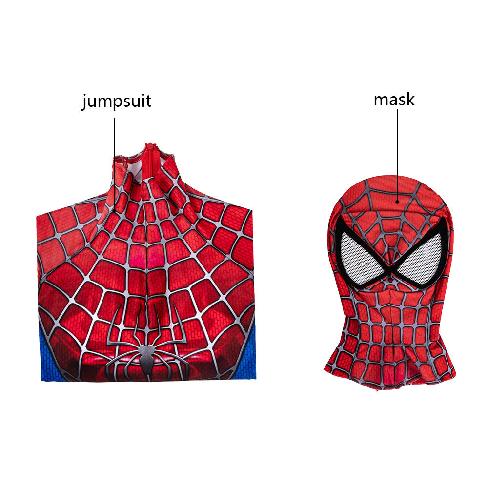 Spider-Man Peter Parker Tobey Maguire Female Jumpsuit Cosplay Costumes