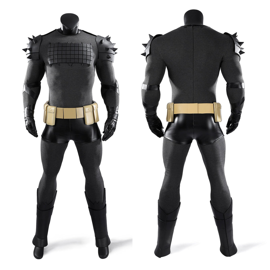 Absolute Batman Bruce Wayne Jumpsuit Full Set Cosplay Costumes
