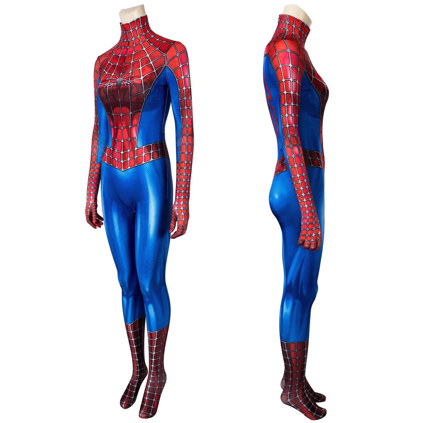 Spider-Man Peter Parker Tobey Maguire Female Jumpsuit Cosplay Costumes