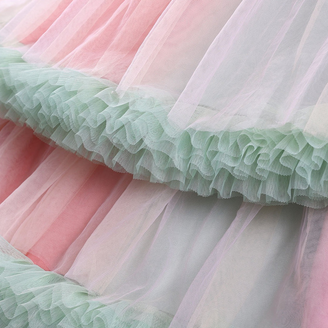 Wicked: For Good Witch Glinda Pink Green Dress Cosplay Costumes