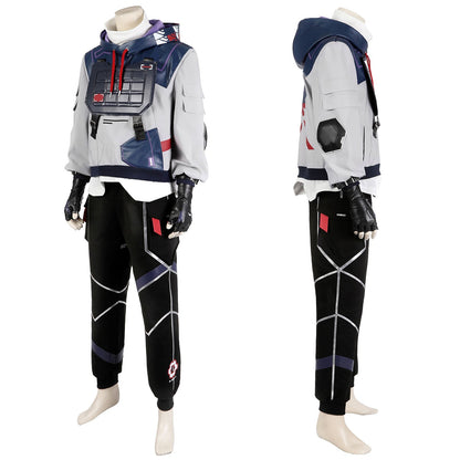 Valorant ISO Outfit Male Fullset Cosplay Costumes