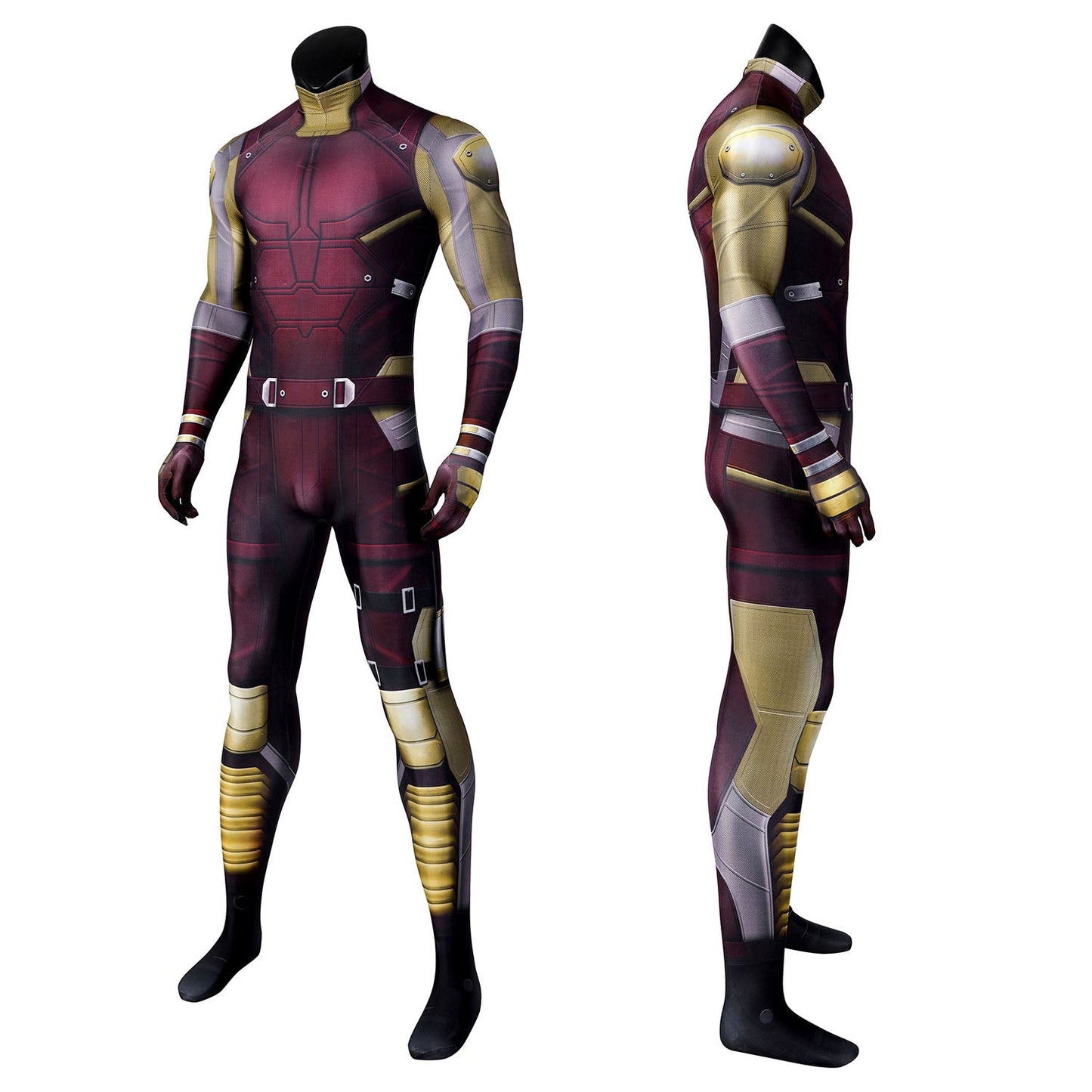 She-Hulk Daredevil Bodysuit Male Jumpsuit with Helmet Cosplay Costumes