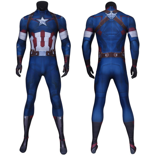 Avengers 2: Age of Ultron Captain America Steven Rogers Male Jumpsuit Cosplay Costumes