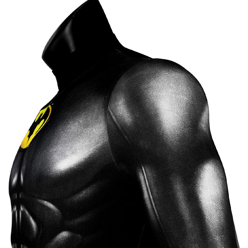 The Flash Batman Bruce Wayne Michael Keaton Jumpsuit Cosplay Costumes