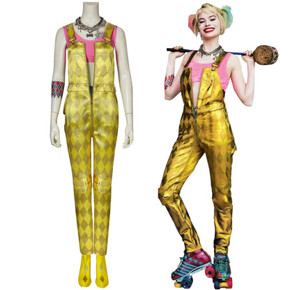 Birds of Prey Harley Quinn 2020 Female Yellow Cosplay Costumes