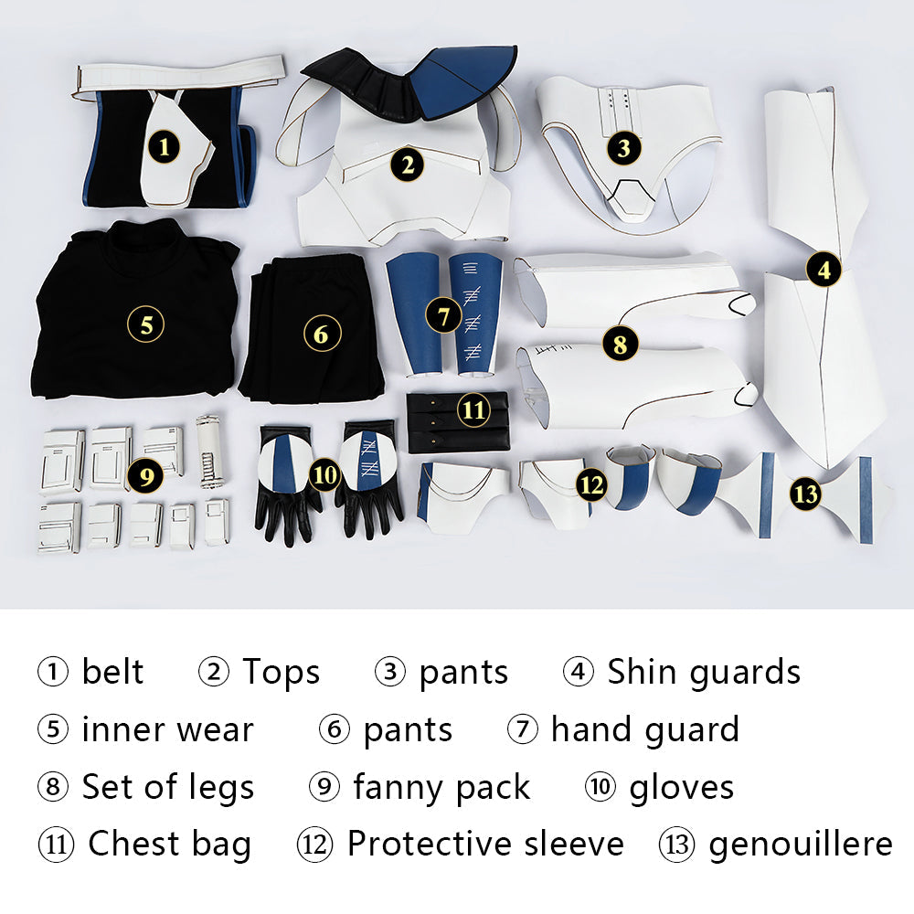 Star Wars: The Clone Wars Captain Rex Full Set Top Cosplay Costumes