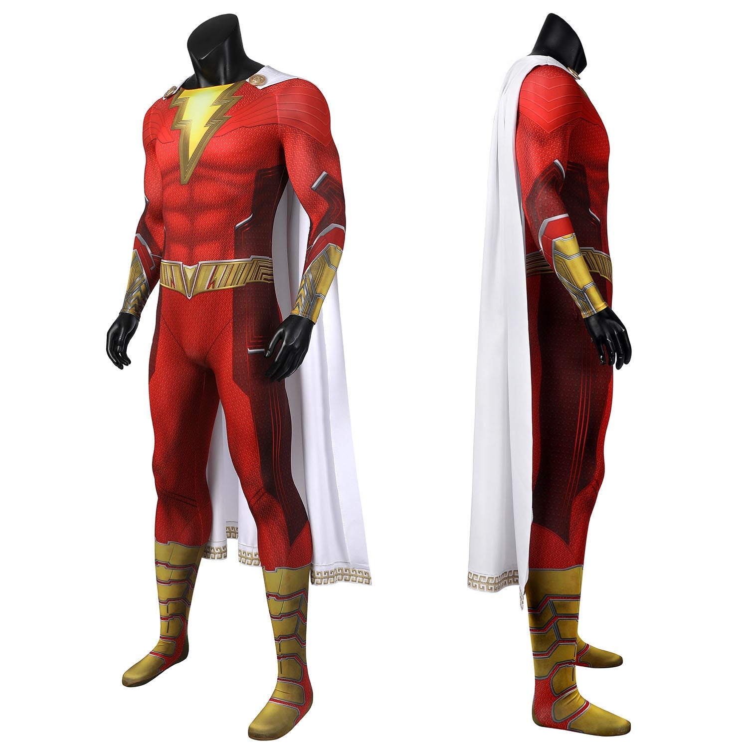 Shazam! Fury of the Gods Billy Batson Male Jumpsuit Cosplay Costumes