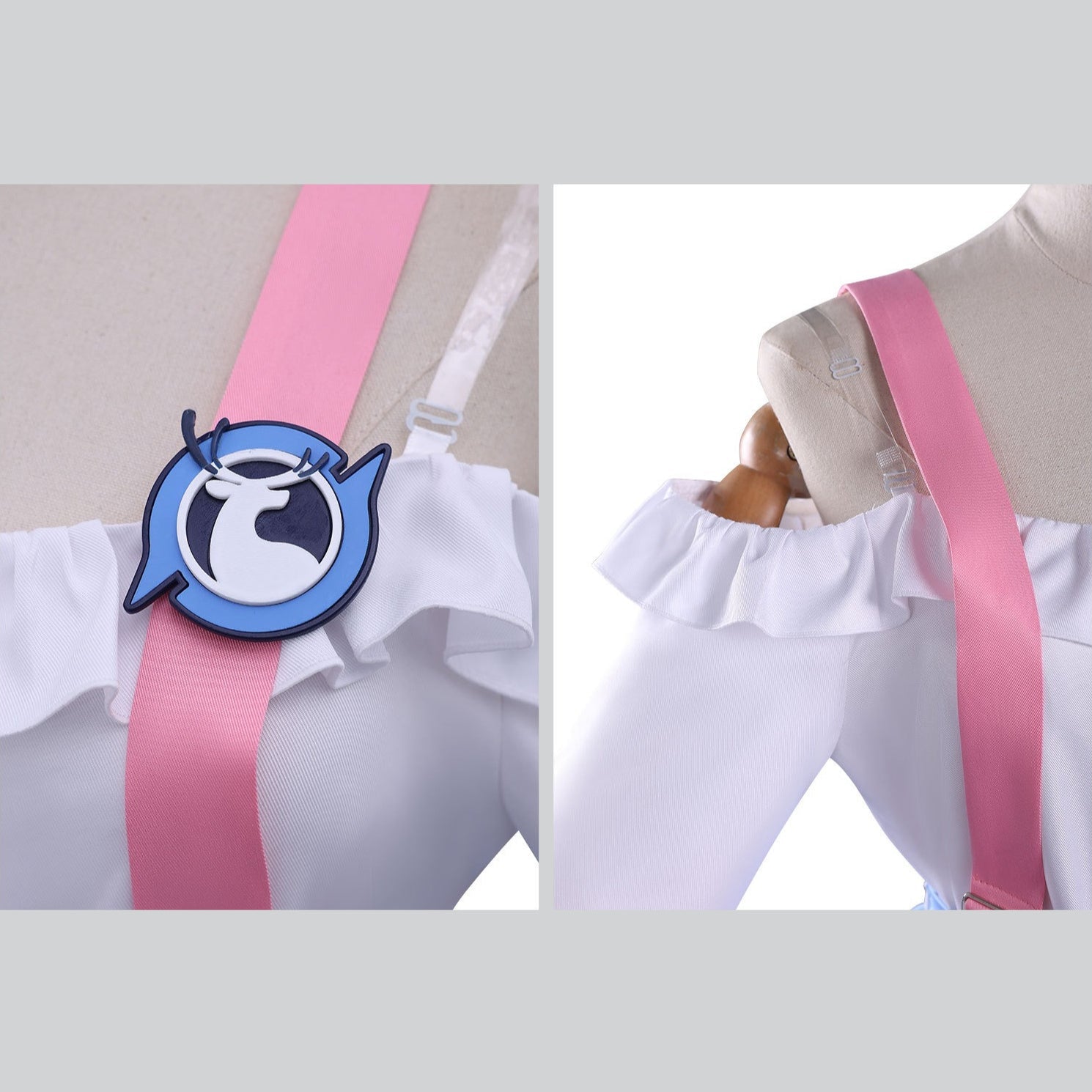Game Honor of Kings X Luckin Yao Deerie Full Set Cosplay Costumes