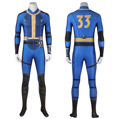 Movie Fallout Vault Season 1 No. 33 Sheltersuit Lucy Male Jumpsuit Cosplay Costumes