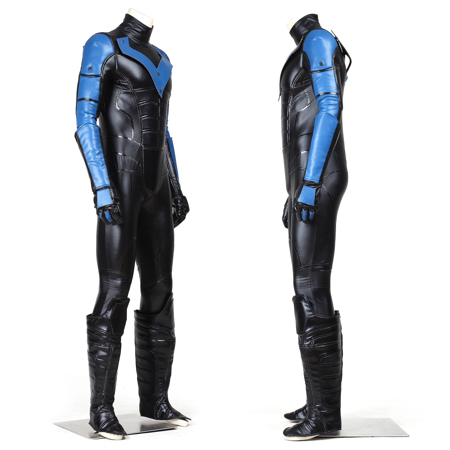 Batman Arkham City Nightwing Dick Grayson Male Fullset Cosplay Costumes