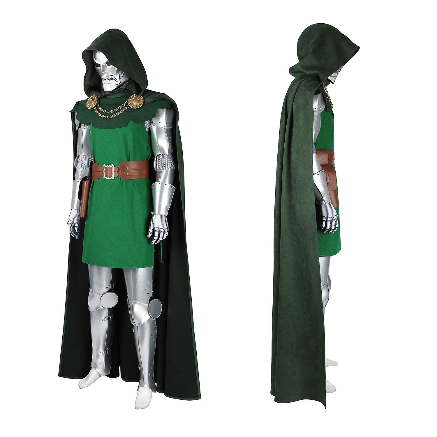 Fantastic Four Doctor Doom Battle Suit Full Set Top Cosplay Costumes