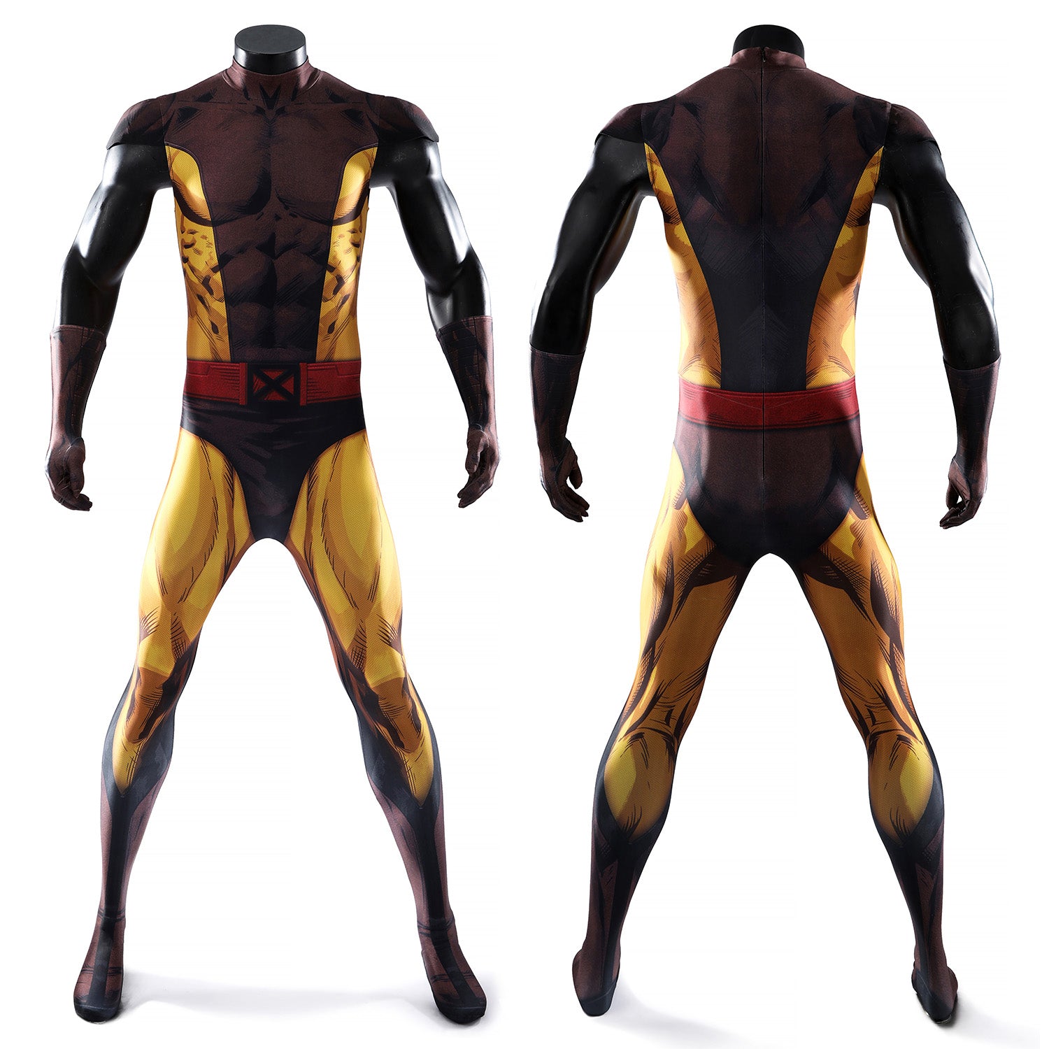 X-Men '97 Wolverine The Brown Suit Jumpsuit Helmet Cosplay Costumes