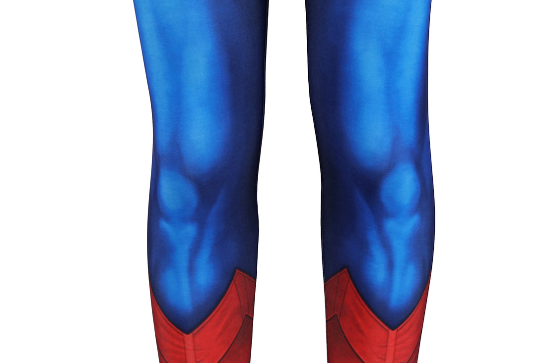 Superman 1978 Moive Christopher Reeve Kids Jumpsuit Cosplay Costumes