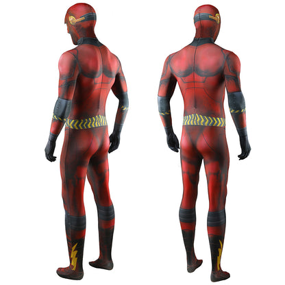 The Flash Barry Allen Jumpsuit Adult Kids Cosplay Costume