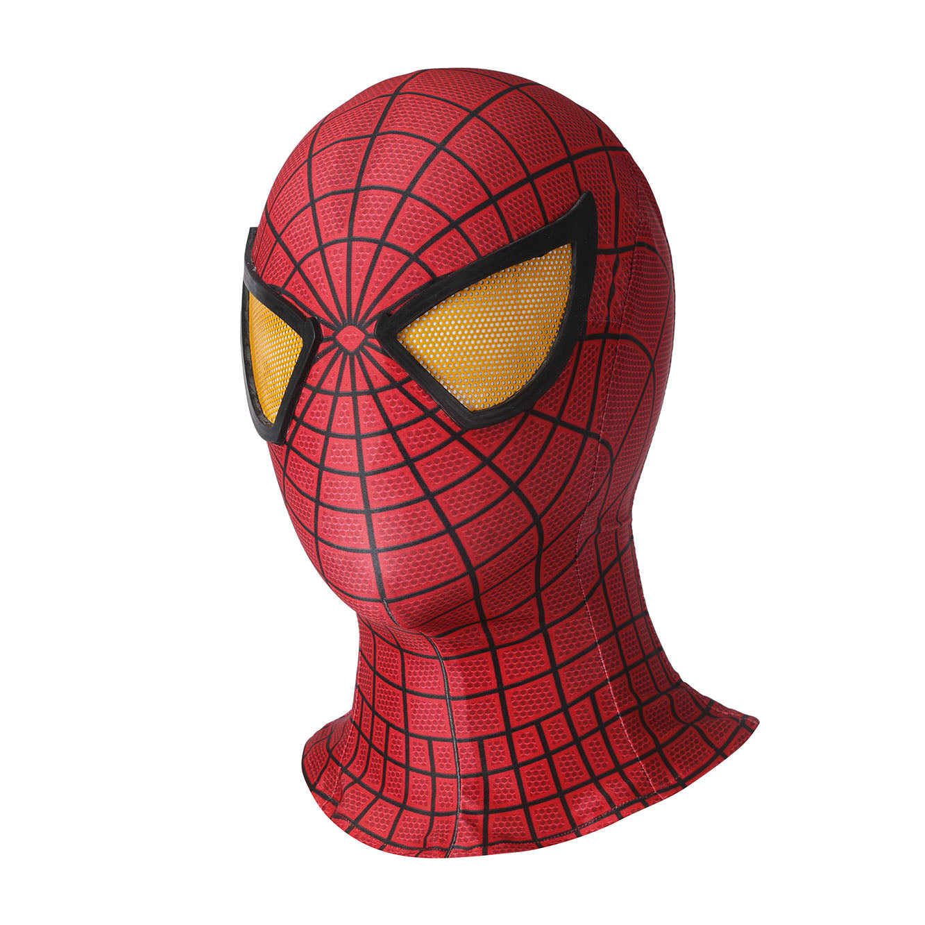 Movie Spider-Man: The Amazing Spider-Man Peter Parker Spiderman Elastic Force Cosplay Costume Jumpsuit with Headgear