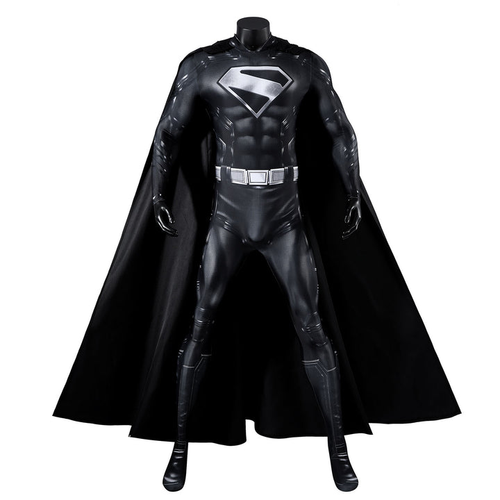 Superman Legacy Clark Kent Black Jumpsuit Cosplay Costumes