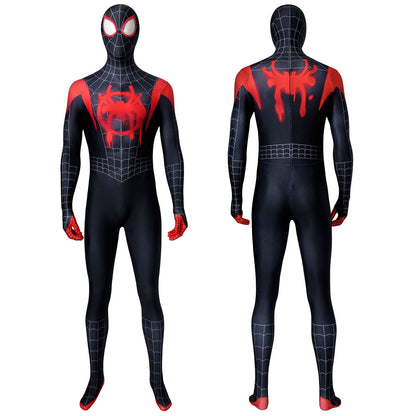 Spider-Man: Into the Spider-Verse Miles Morales Male Jumpsuit Cosplay Costumes