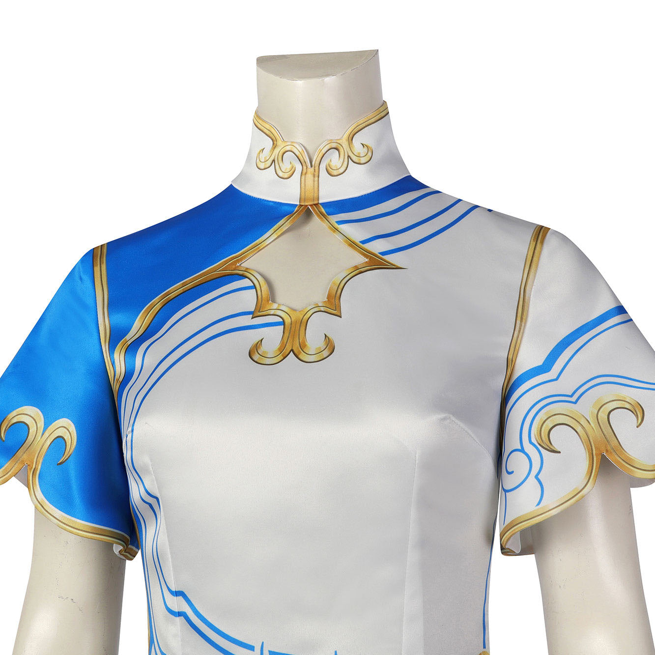 Street Fighter 6 Chun Li Female Blue and White Cosplay Costumes