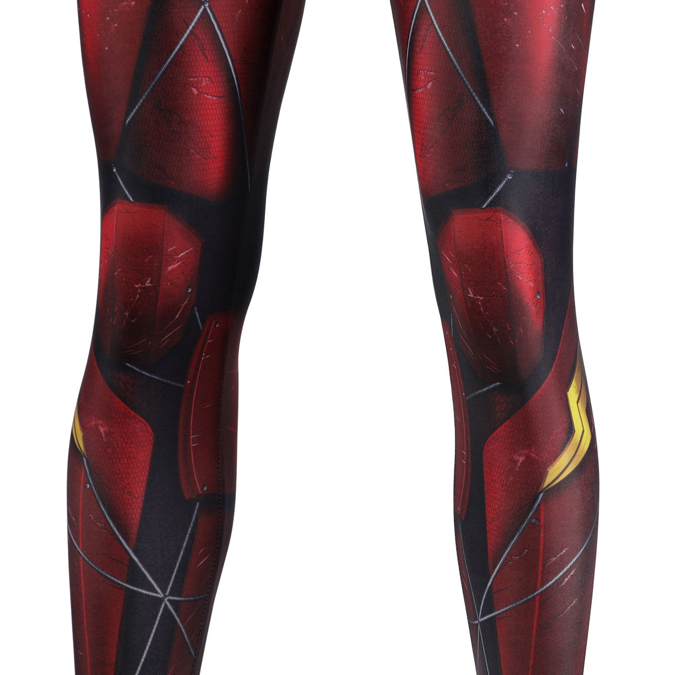 Justice League Barry Allen The Flash Male Jumpsuit with Mask Cosplay Costumes