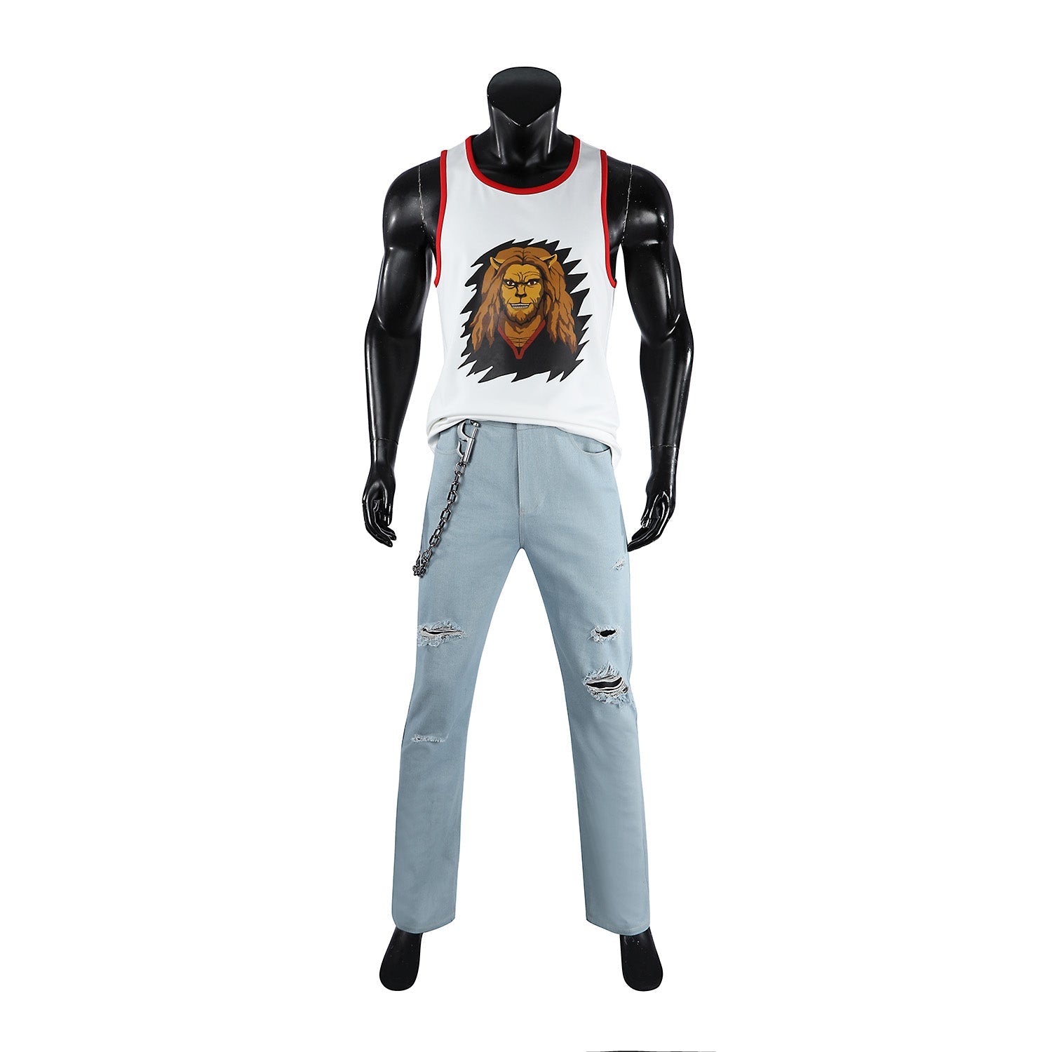 Minecraft Trash Man Garrett Pink Leather Jacket Cosplay Costumes