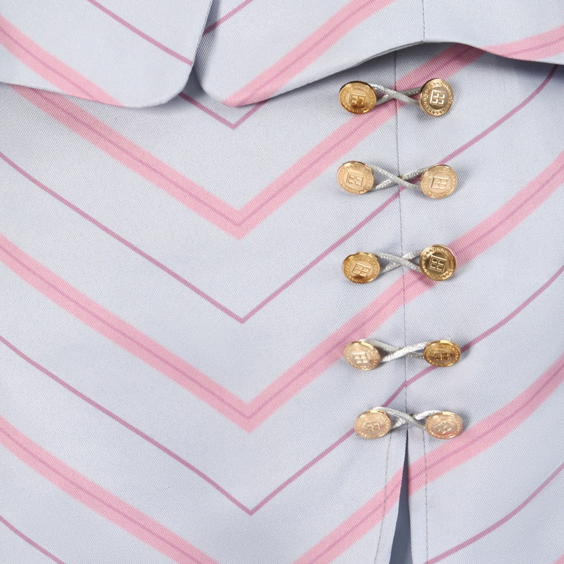 Wicked: For Good Witch Glinda Pink Stripe Suit Cosplay Costumes