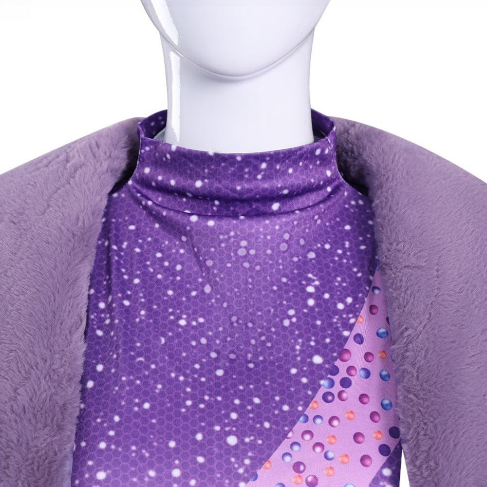 Zoo 2 Non-Mammalians Rise Gazelle Purple Wool Outfit Cosplay Costumes