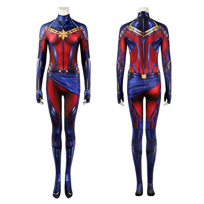 Avengers: Endgame Captain Marvel Carol Danvers Female Jumpsuit Cosplay Costumes