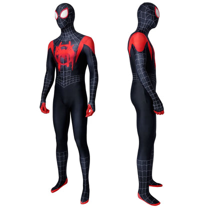 Spider-Man: Into the Spider-Verse Miles Morales Male Jumpsuit Cosplay Costumes