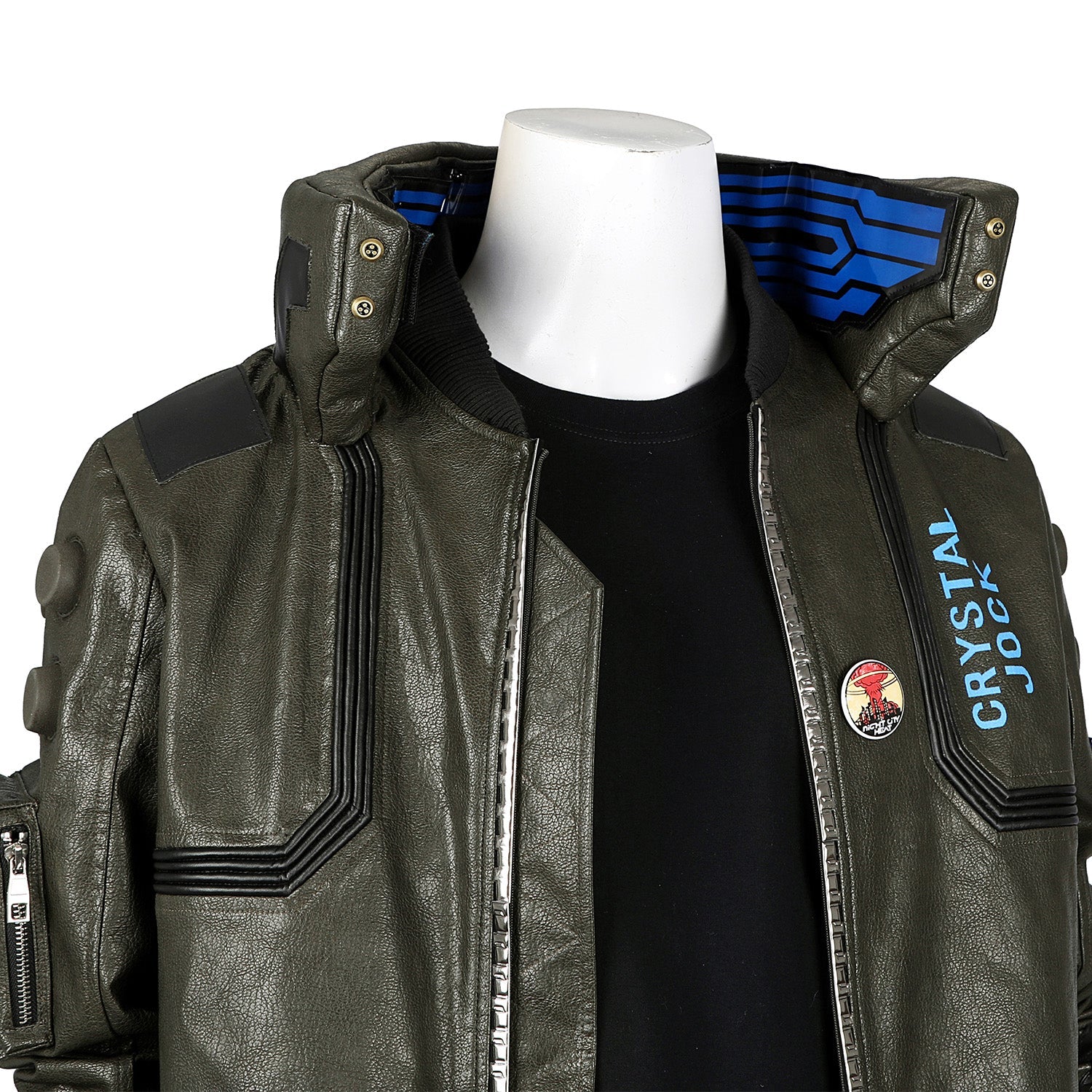 Cyberpunk 2077 V PU Leather Top Level Full Set Cosplay Costumes