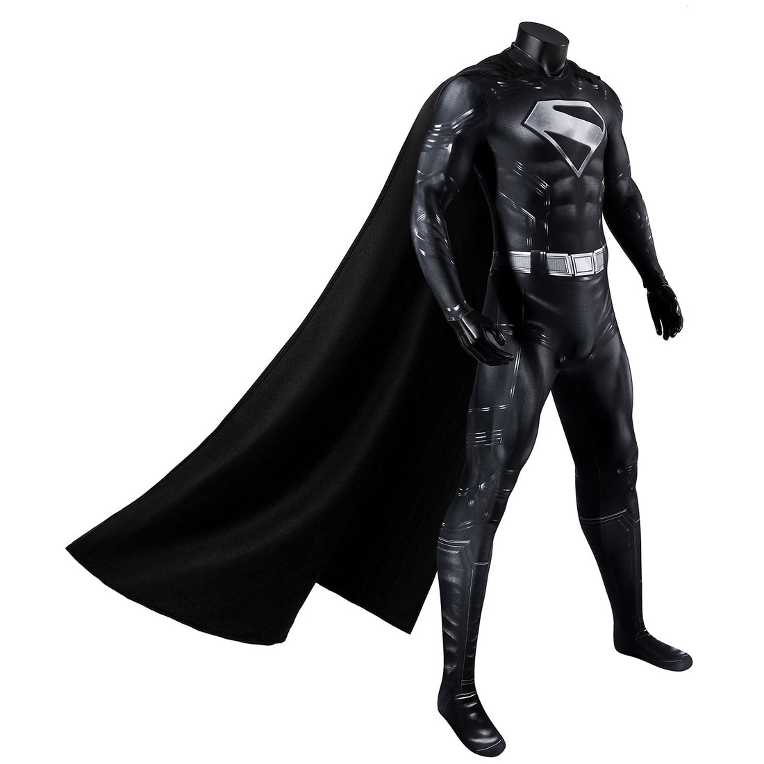 Superman Legacy Clark Kent Black Jumpsuit Cosplay Costumes