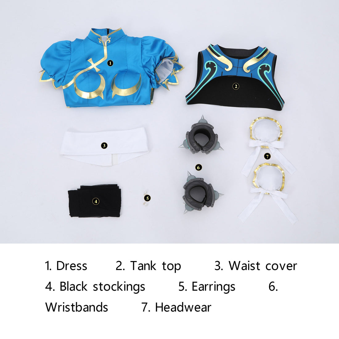 Overwatch 2 Juno X Street Fighter 6 Chun Li Cosplay Costumes