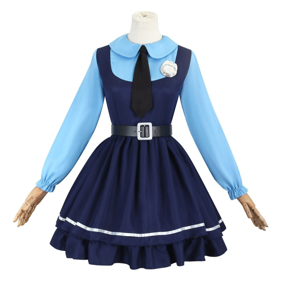 Zoo Judy Hopps Long and Short Sleeves Police Uniform Cosplay Costumes